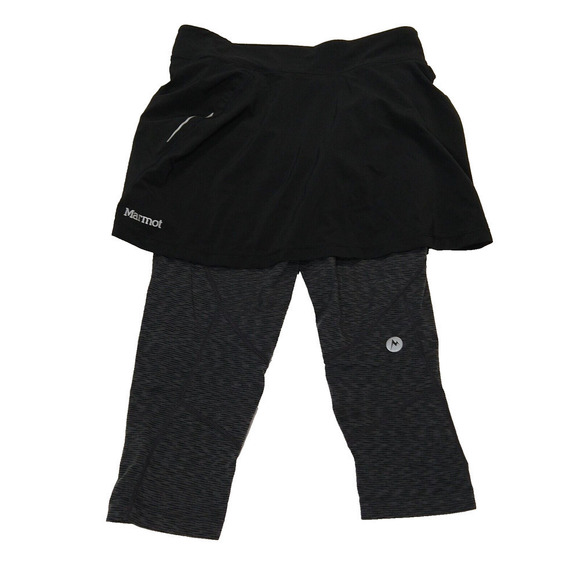 Marmot Lateral 2 in 1 Skirt Leggings Size XS Capri Length Running Workout Hiking - Picture 5 of 6